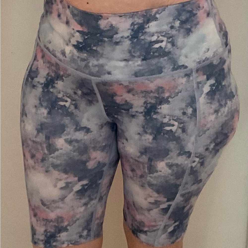 Women's Cloud Pattern Bike Shorts
